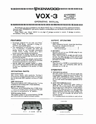 kenwood VOC3 VOC3 Schematic