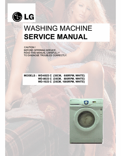 lg washer wm2050cw service manual