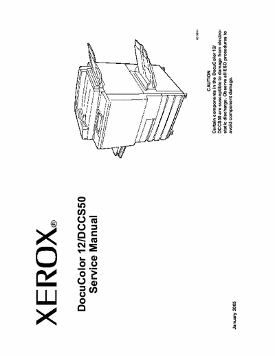XEROX DocuColor12(DC12) S.M.