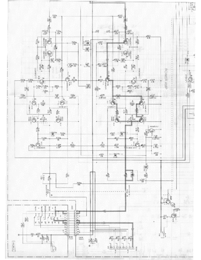 Yamaha AX380 integrated amplifier (fragm.only)