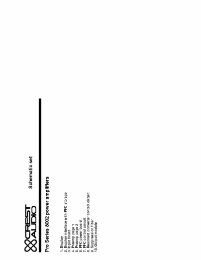 Crest 8002 pwr amp 8002 pwr amp