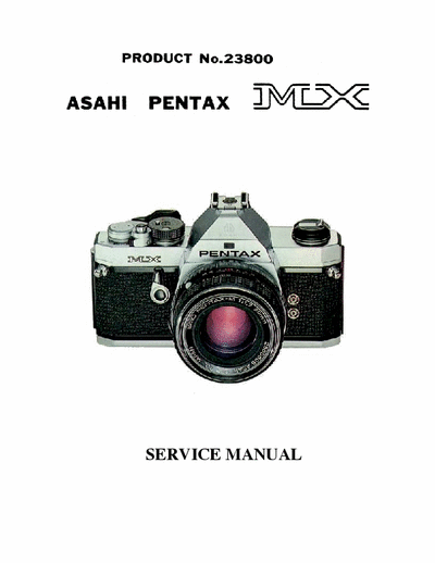 Pentax pentax-mx_sm pentax-mx_sm service manual