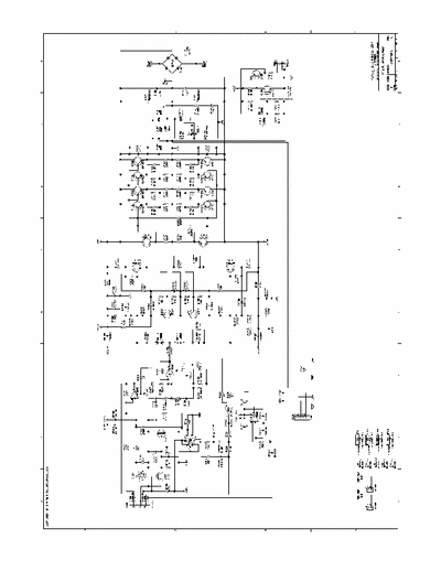 Peavey PV1200 Diagrama del amplificador PV-1200