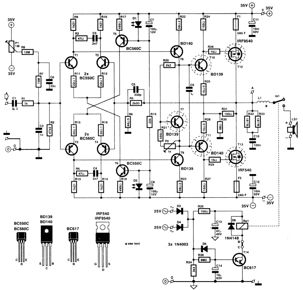 micel 17 effect music/power amplifier/pre-amp,guitar,bass,piano,series schematic