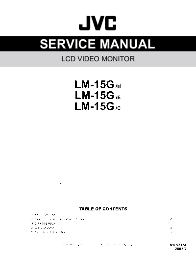JVC JVC LM-15G LCD TV [SM]  JVC Monitor JVC_LM-15G_LCD_TV_[SM].pdf