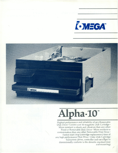 iomega Alpha-10 Brochure Mar82  iomega Iomega_Alpha-10_Brochure_Mar82.pdf