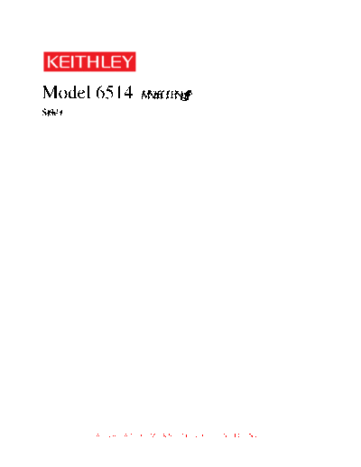 Keithley 6514 Japanese quickresultguide1  Keithley 6514 6514_Japanese_quickresultguide1.pdf