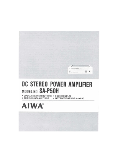 AIWA hfe aiwa sa-p50h en de fr es  AIWA Audio SA-P50 hfe_aiwa_sa-p50h_en_de_fr_es.pdf