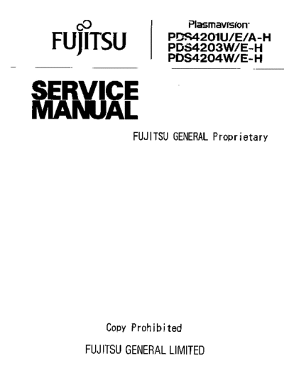 Fujitsu PDS4201 PDS4203 PDS4204 [SM]  Fujitsu Fujitsu_PDS4201_PDS4203_PDS4204_[SM].pdf