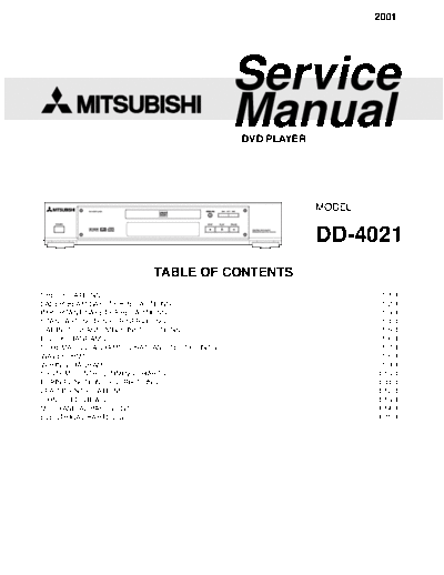 MITSUBISHI hfe mitsubishi dd-4021 service  MITSUBISHI Audio DD-4021 hfe_mitsubishi_dd-4021_service.pdf
