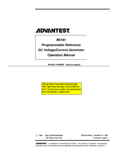 Advantest R6161 FOE-8311242C02  Advantest R6161 R6161_FOE-8311242C02.pdf
