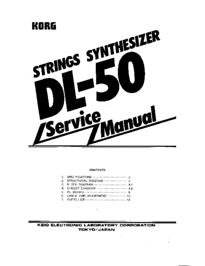 Korg Korg Delta DL-50 Service Manual  Korg Korg Delta DL-50 Service Manual.pdf