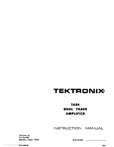 Tektronix 7a24  Tektronix 7a24.pdf