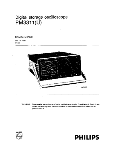 Philips Pm3311 service manual  Philips Pm3311_service_manual.pdf