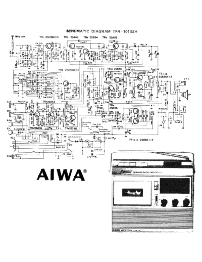 AIWA hfe   tpr-101 ssh schematic en  AIWA Audio TPR-101 hfe_aiwa_tpr-101_ssh_schematic_en.pdf