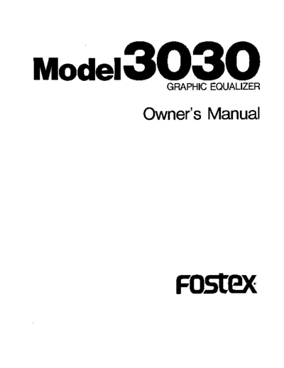 FOSTEX hfe fostex 3030 en  FOSTEX Audio 3030 hfe_fostex_3030_en.pdf