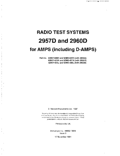 Marconi 2957D 2960D Operating  Marconi MARCONI 2957D_2960D Operating.pdf