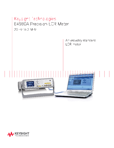 Agilent 5989-4235EN E4980A Precision LCR Meter 20 Hz to 2 MHz - Brochure c20140703 [9]  Agilent 5989-4235EN E4980A Precision LCR Meter 20 Hz to 2 MHz - Brochure c20140703 [9].pdf