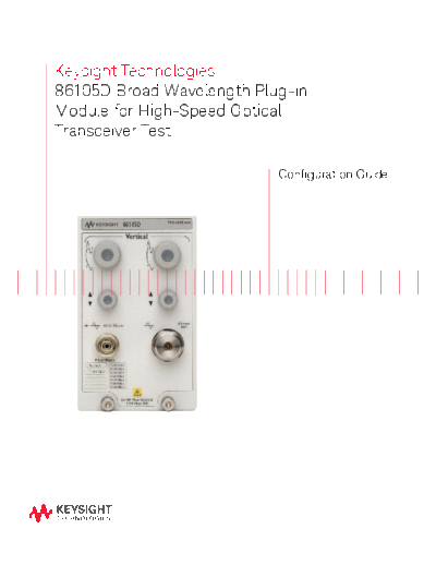 Agilent 5990-3768EN 86105D Broad Wavelength Plug-in Module for High-Speed Optical Transceiver Test - Brochur  Agilent 5990-3768EN 86105D Broad Wavelength Plug-in Module for High-Speed Optical Transceiver Test - Brochure c20141014 [3].pdf