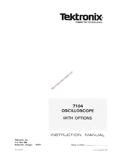 Tektronix 7104  Tektronix 7104 .pdf