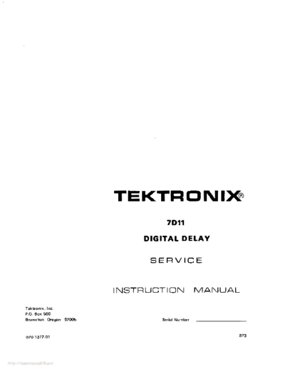 Tektronix 7d11  Tektronix 7d11.pdf