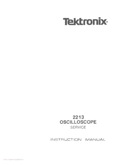 Tektronix 2213  Tektronix 2213.pdf