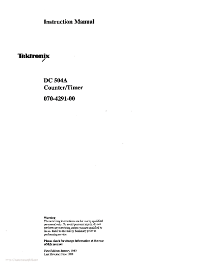 Tektronix dc-504a  Tektronix dc-504a.pdf