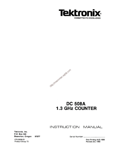 Tektronix dc508a    Tektronix dc508a  .pdf