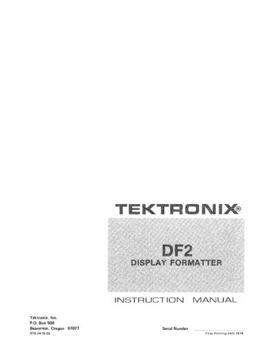 Tektronix df2  Tektronix df2.pdf