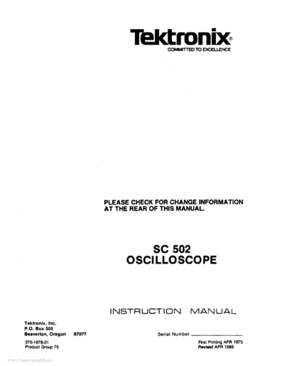 Tektronix sc502  Tektronix sc502.pdf