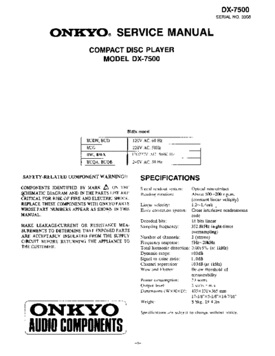 ONKYO ONKYO DX7500  ONKYO Audio ONKYO_DX7500.pdf