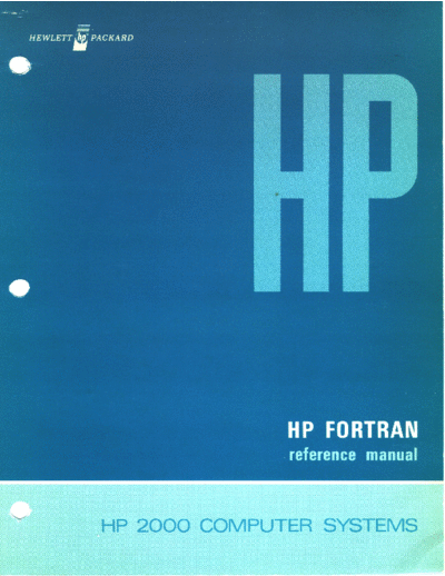 HP 02116-9015 Fortran ReferenceManual Mar1974  HP 21xx 02116-9015_Fortran_ReferenceManual_Mar1974.pdf