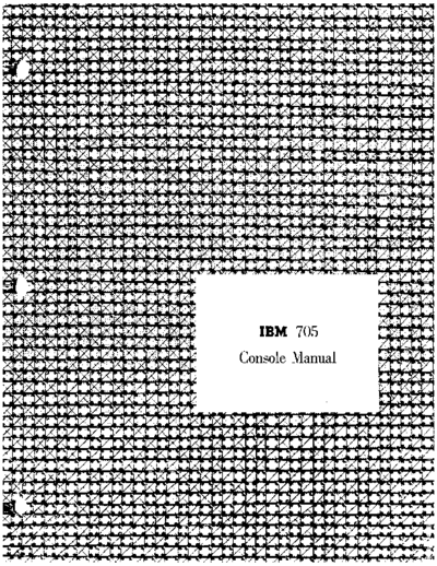 IBM 32-7077 705 ConsoleManual  IBM 705 32-7077_705_ConsoleManual.pdf