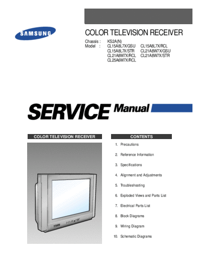 Samsung cl21a8w7x ks2a  Samsung TV cl21a8w7x_ks2a.pdf