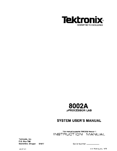 Tektronix 070-2701-00 8002A UG Jul78  Tektronix 800x 070-2701-00_8002A_UG_Jul78.pdf