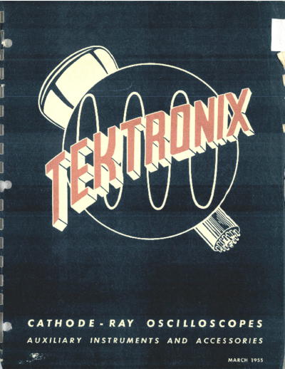 Tektronix Catalog 1955-03  Tektronix publikacje Tektronix_Catalog_1955-03.pdf