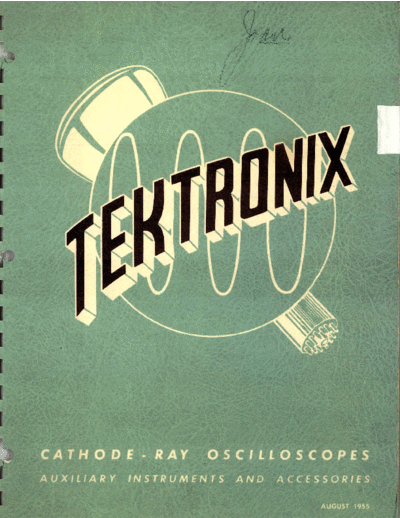Tektronix Catalog 1955-08  Tektronix publikacje Tektronix_Catalog_1955-08.pdf