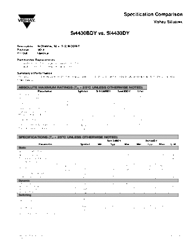 . Electronic Components Datasheets SI4430BDY - N-Channel, 30-V (D-S) MOSFET  . Electronic Components Datasheets Various SI4430BDY - N-Channel, 30-V (D-S) MOSFET.pdf