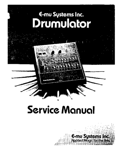 E-MU emu drumulator sm 494  . Rare and Ancient Equipment E-MU emu_drumulator_sm_494.pdf