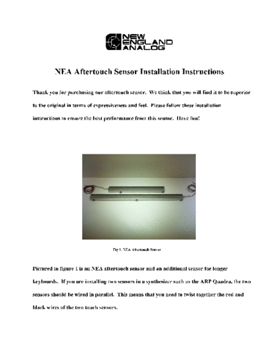 NEA NewEnglandAnalogAftertouchSensorInstallationInstructions (1)  . Rare and Ancient Equipment NEA NewEnglandAnalogAftertouchSensorInstallationInstructions (1).pdf