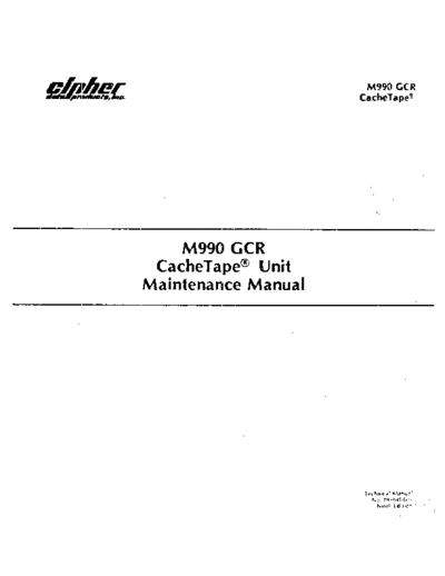 cipher M990 Maint  . Rare and Ancient Equipment cipher M990_Maint.pdf