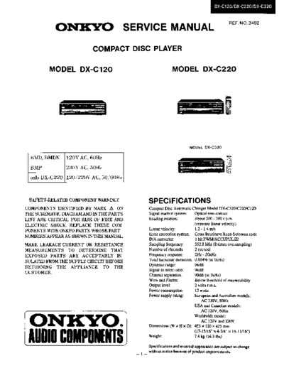 ONKYO hfe onkyo dx-c120 c220 c320 service en  ONKYO Audio DX-C220 hfe_onkyo_dx-c120_c220_c320_service_en.pdf