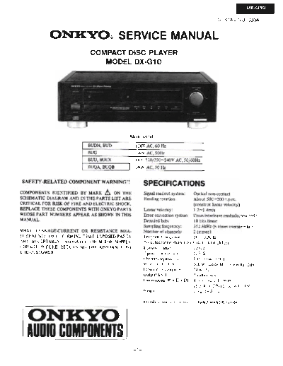 ONKYO ONKYO+DXG-10  ONKYO Audio DX-G10 ONKYO+DXG-10.pdf