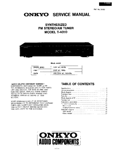 ONKYO hfe   t-4010 service  ONKYO Audio T-4010 hfe_onkyo_t-4010_service.pdf