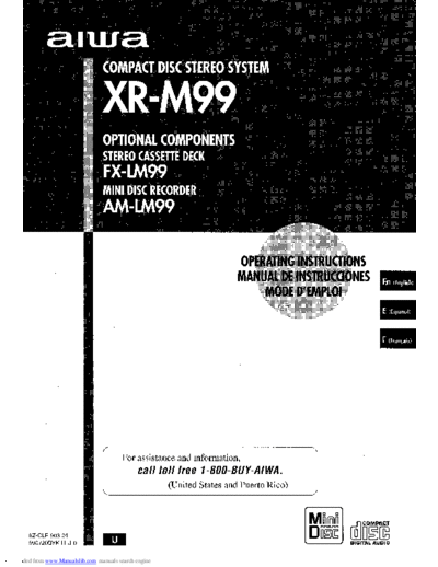 AIWA xrm99  AIWA Audio XR-M99 xrm99.pdf