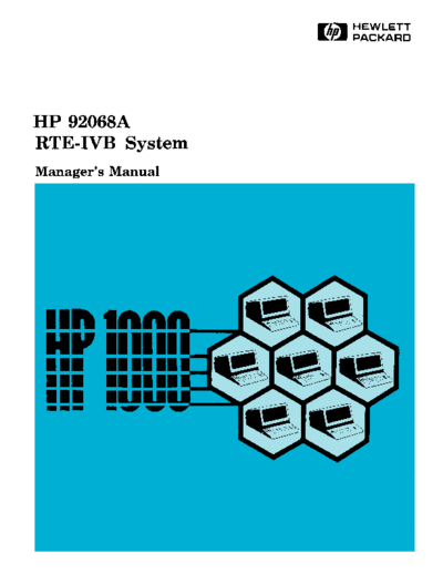 HP 92068-90006 Jan-1983  HP 1000 RTE-IVB 92068-90006_Jan-1983.pdf
