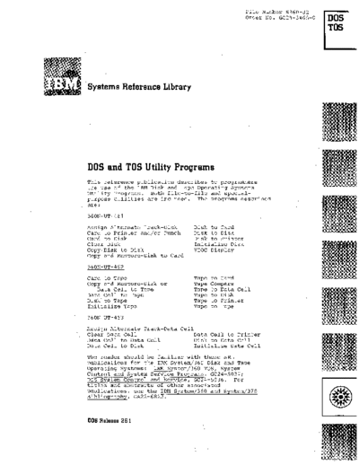 IBM GC24-3465-8 DOS and TOS Utility Programs Aug73  IBM 360 dos GC24-3465-8_DOS_and_TOS_Utility_Programs_Aug73.pdf