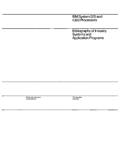 IBM GC20-0370-3 370 Bibliography of Industry Systems and Application Programs Nov82  IBM 370 bibliography GC20-0370-3_370_Bibliography_of_Industry_Systems_and_Application_Programs_Nov82.pdf