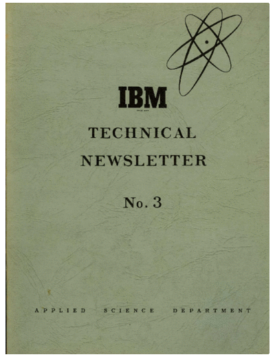 IBM Appl Sci Tech Newsletter 03 Dec51  IBM periodicals Applied_Sci_Tech_Newsletter Appl_Sci_Tech_Newsletter_03_Dec51.pdf