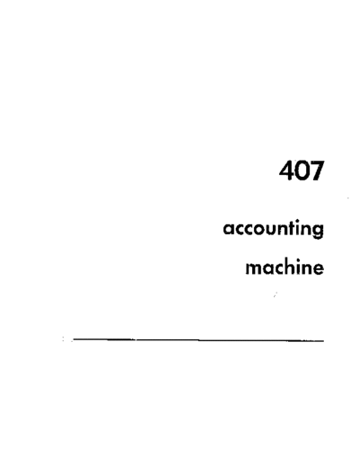 IBM 22-5765-7 407 Operation 1953  IBM punchedCard AccountingMachine 22-5765-7_407_Operation_1953.pdf